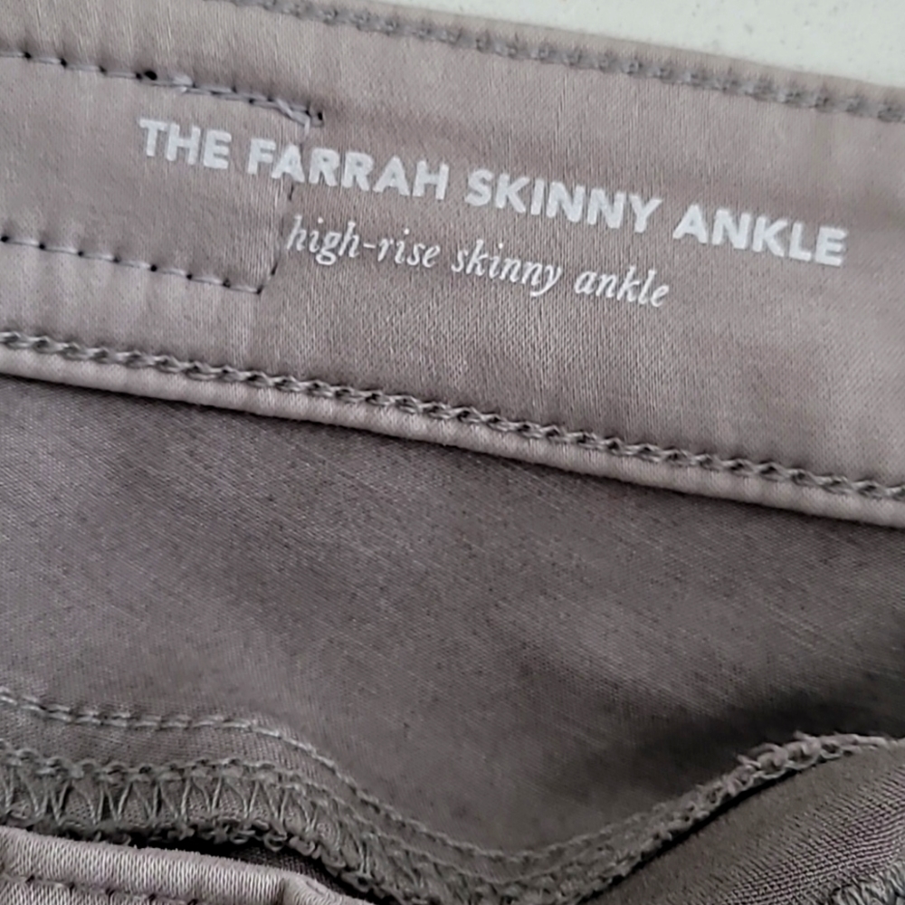 AG Farrah High Rise Skinny Jeans, Tan